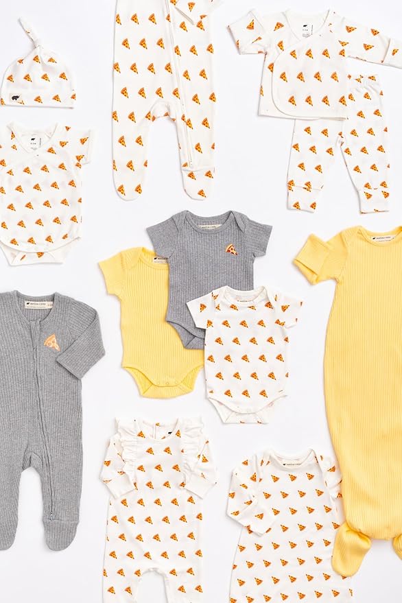 MONICA + ANDY Baby Organic Short Sleeve Jack + Jill Bodysuit