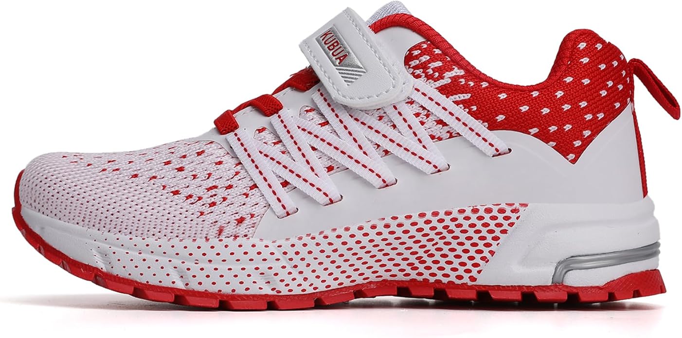 KUBUA Kids Sneakers for Boys Girls Running Tennis Shoes Lightweight Breathable Sport Athletic