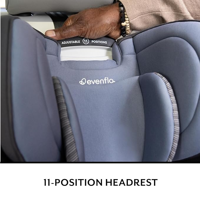 Evenflo REO by Revolve360 Rotating 2-in-1 Convertible Car Seat, 360 Degrees, Infant to Toddler, Forward and Rear Facing, Compact Design, One-time Install (Lenox)