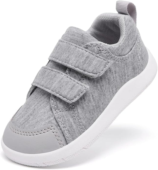 MORENDL Wide Toe Box Shoes Toddler Barefoot Shoes Baby Walking Shoe Boy Girl Non-Slip Zero Drop Minimalist Sneakers Comfort Tennis Outdoor Activities