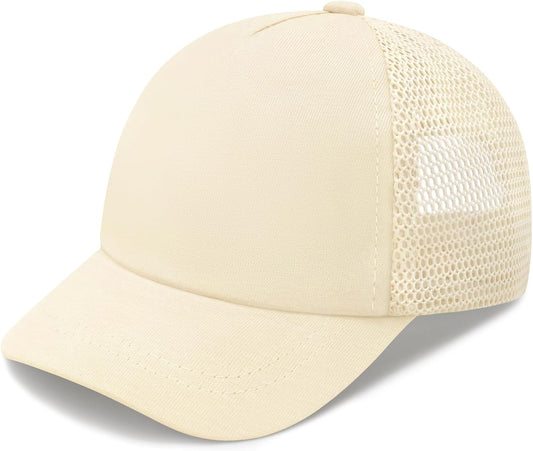 qikqik Baby Baseball Cap Toddler Baseball Hat with Mesh Infant Sun Hat UPF 50+ Baby Ball Cap Toddler Girl Hats Kids Hat Boys