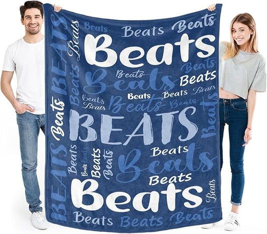 Personalized Custom Baby Blanket with Name for Girls Boys Kids Customized Flannel Blanket for Bed Nursery Room Baby Stroller