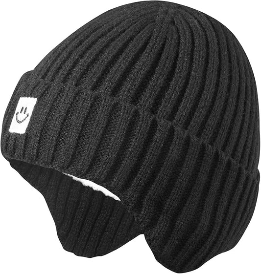 MaxNova Baby Winter Hat Toddler Beanie Hat Earflap Knit Cap for Boys Girls 0-8 Years