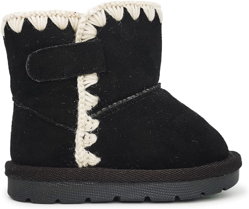 Baby Boots Winter Snow Booties Infant Boys Girls Outdoor Warm Shoes for Cold Weather 6 9 12 15 18 24 Months