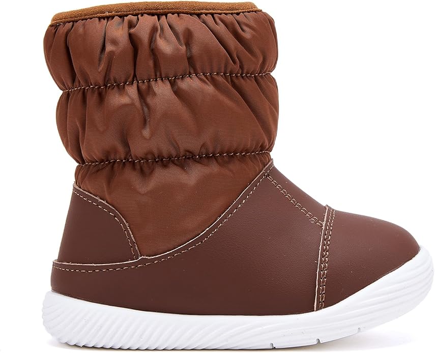 BMCiTYBM Baby Boy Girl Snow Boots Waterproof Winter Warm Booties Nonslip Lightweight Outdoor Shoes for First Walkers 6 9 12 18 24 Months(Infant/Toddler)