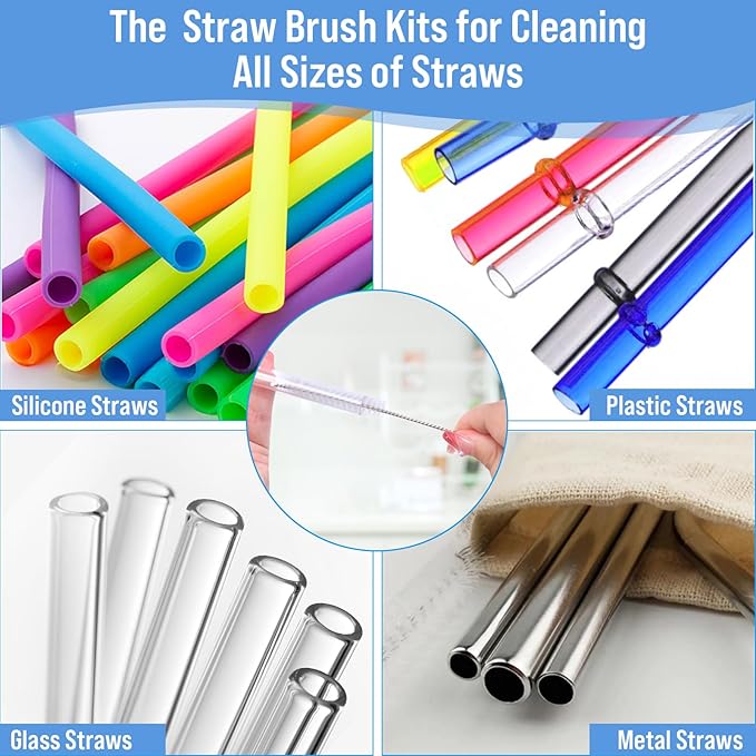 XANGNIER Water Bottle Cleaner Brush Set