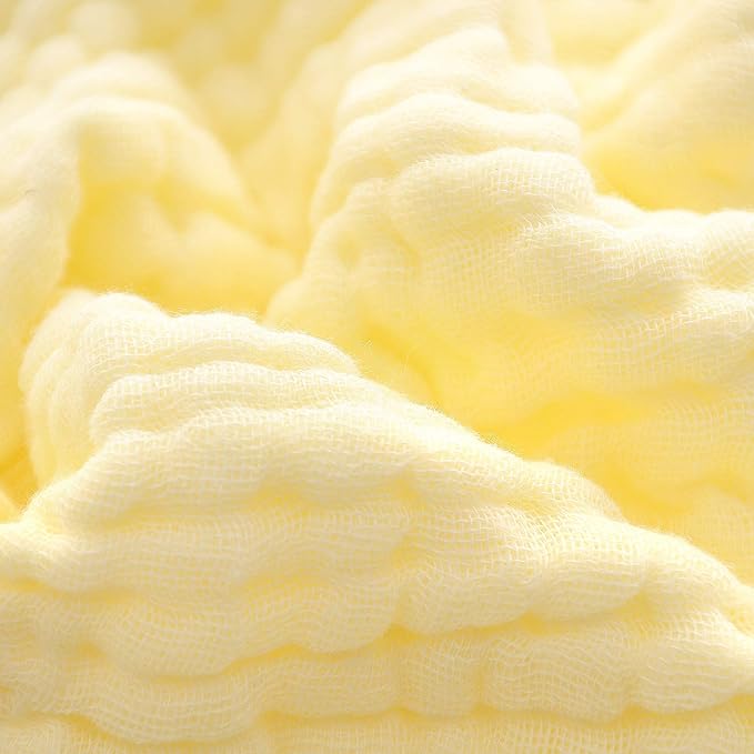 MUKIN Baby Washcloths - Natural Cotton Baby Wipes - Soft Newborn Baby Face Towel for Sensitive Skin- Baby Registry as Shower, 10 Pack 12x12 inches