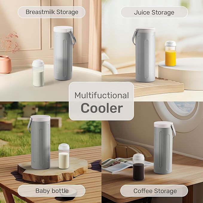 Cooling Gel Tube for Breast Milk – 24 Hour Cold Retention, Compatible with Ceres Chill Breastmilk Cooler & Storage Bottle, 2 PCS