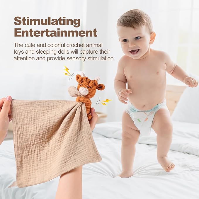 Lamb Luxury Snuggle Plush Animal Security Blanket Blanket Infant Nursery Character Blanket Luxury Snuggler Plush Baby Lovey Lamb