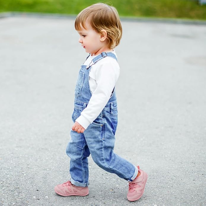 LeIsfIt Baby Shoes Boys Girls First Walking Shoes Non-Slip Toddler Breathable Sneakers Infant Sneakers