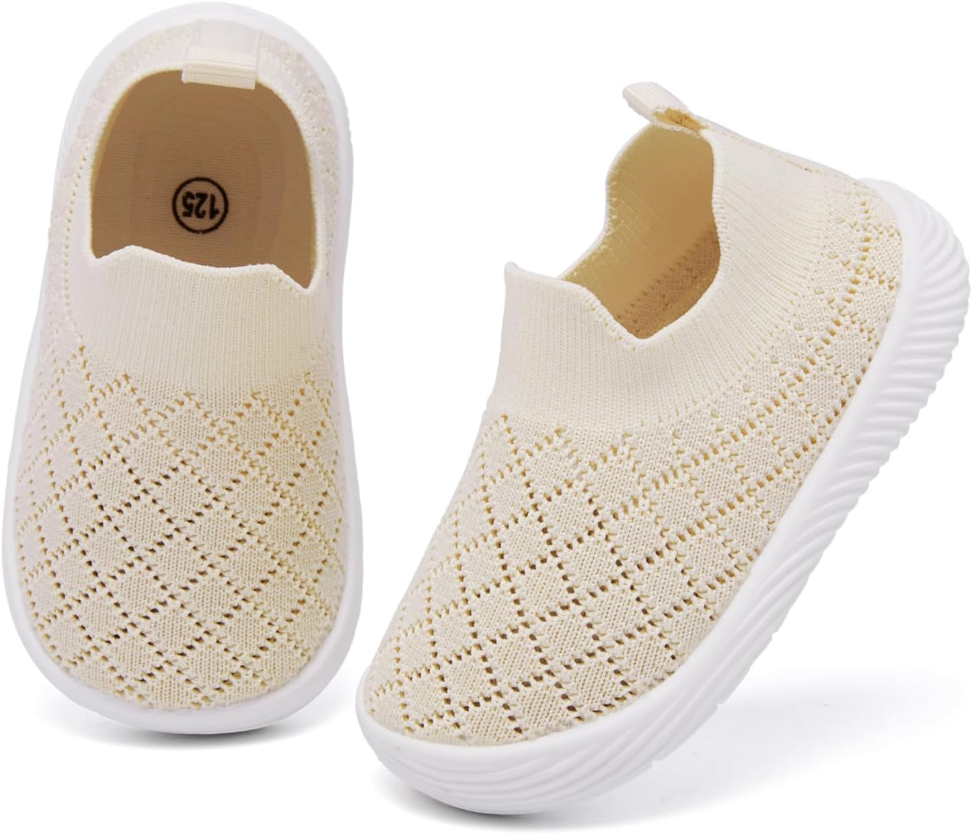 MORENDL Baby Toddler Walking Socks Non-Slip Breathable Unisex Casual Sneakers