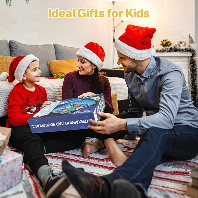 WAYKEE Whack Mole Game for Toddlers, Toys for 3-10 Year Old Boys Girls, Interactive Toddler Boy Girl Toys with 3 Modes & 2 Hammers, Sound & Light, Birthday for 3 4 5 6+ Year Old Boys Girls