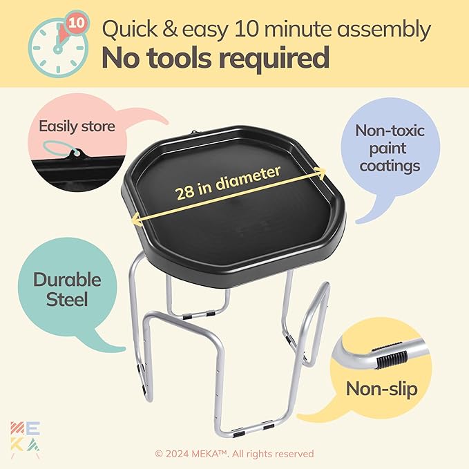 MEKA Tuff Tray Set for Sensory Play