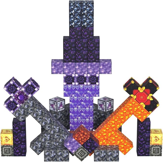 Magnetic Blocks Building Toys - 108PCS Magnet Building Blocks Set Construction Cubes STEM Sensory Stacking Kids Toys for Age 3-5, 4-8, 8-12