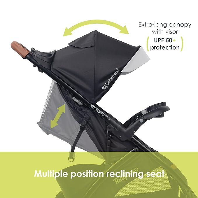 Baby Trend Tango PRO Travel System with Secure-Lift Infant Car Seat, Dash Black