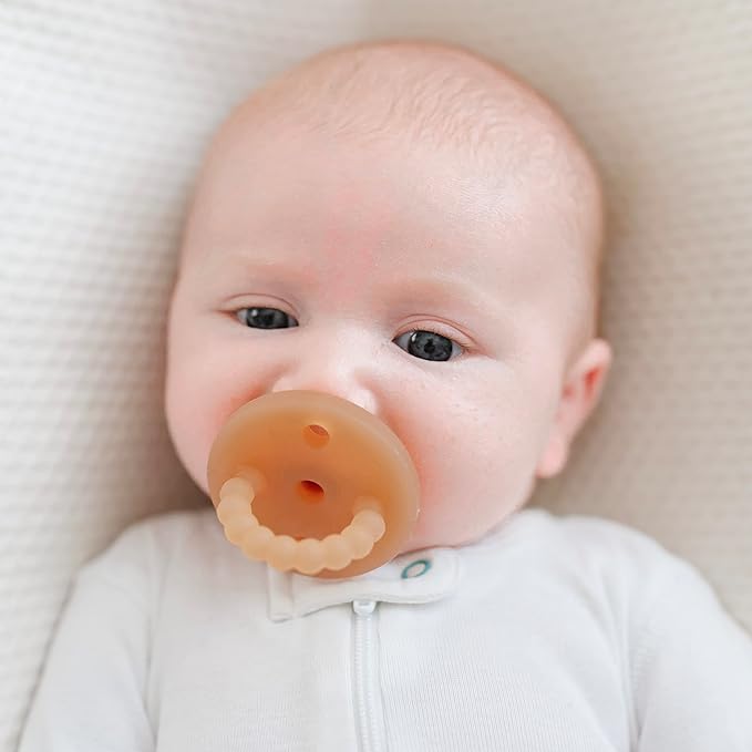 Ryan & Rose Cutie PAT Pacifier Teether (Bulb, Clear Rubber)