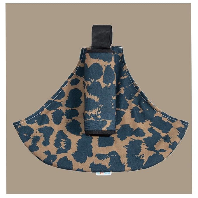 Baby Sling Shoulder Carrier,Ultimate Comfort Side Baby Carrier for Newborn to Toddler/Infants (7lbs-44lbs) (Leopard)
