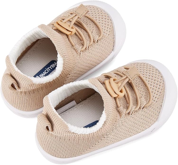 BMCiTYBM Baby Sneakers Girls Boys Lightweight Breathable Mesh First Walkers Shoes 6-24 Months