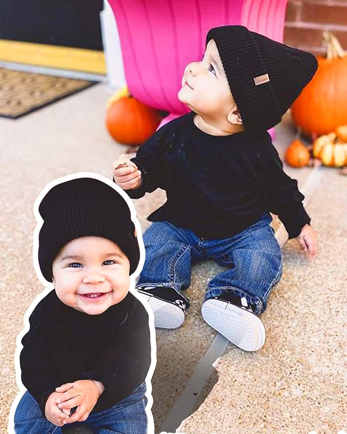 FURTALK Toddler Beanie Baby Boys Girls Beanies Kids Winter Hats Children Knit Warm Caps