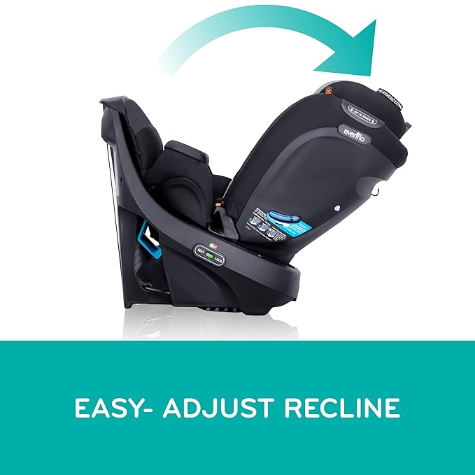 Evenflo Revolve360 Extend Convertible Car Seat with 360 Degree Rotation, Extended Rear-Facing, Forward-Facing, Booster Mode, and Secure Latch Install, Rockland Green