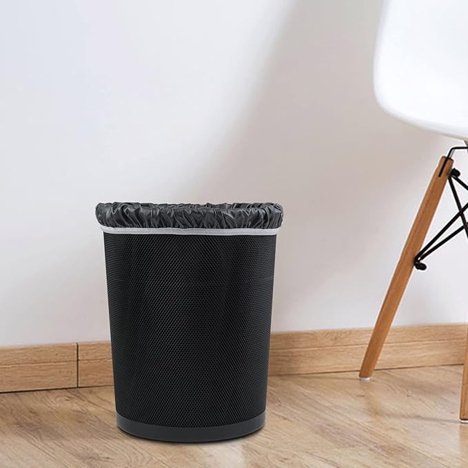 ALVABABY 2 Pack Reusable Diaper Pail Liner for Cloth Diaper,Rubbish Bag,Laundry,Fits for 13.3 Gallon Trash Can and Diaper Pails,Kitchen Garbage Cans Black +Gray PL-B2629