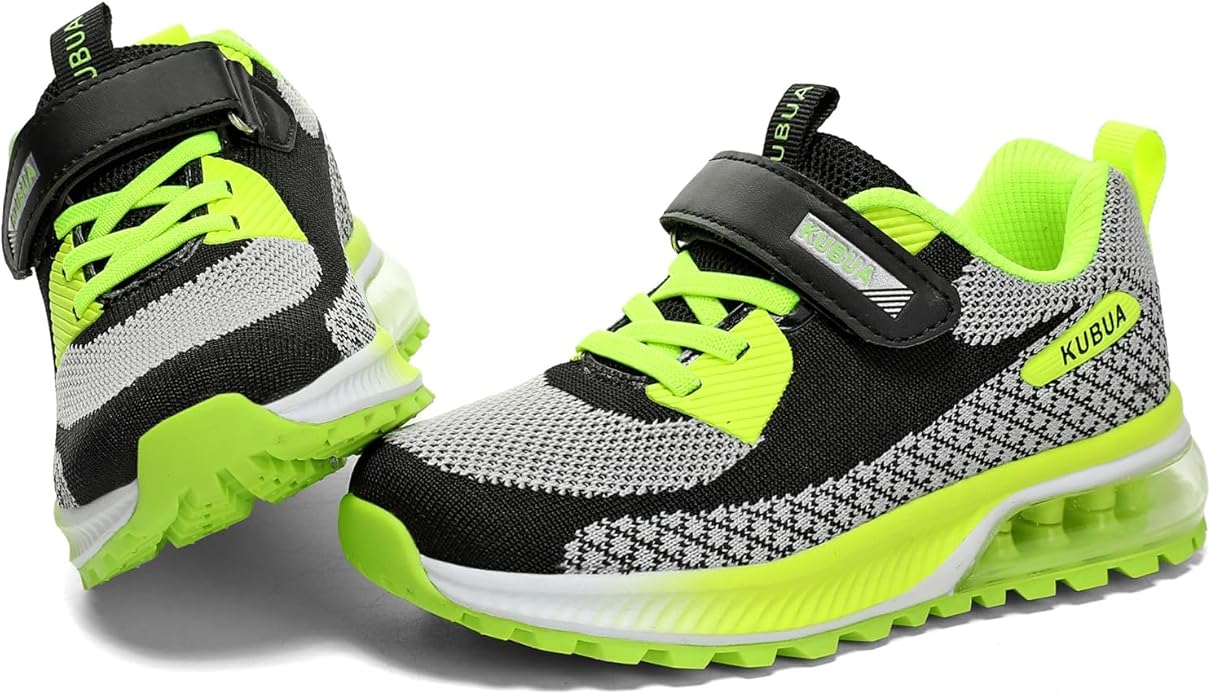 KUBUA Kids Sneakers for Boys Girls Running Tennis Shoes Lightweight Breathable Sport Athletic