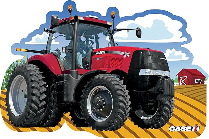 MasterPieces Floor Puzzle - Jumbo Size 36 Piece Jigsaw Puzzle for Kids - Case IH Tractor Shaped - 3ftx2ft