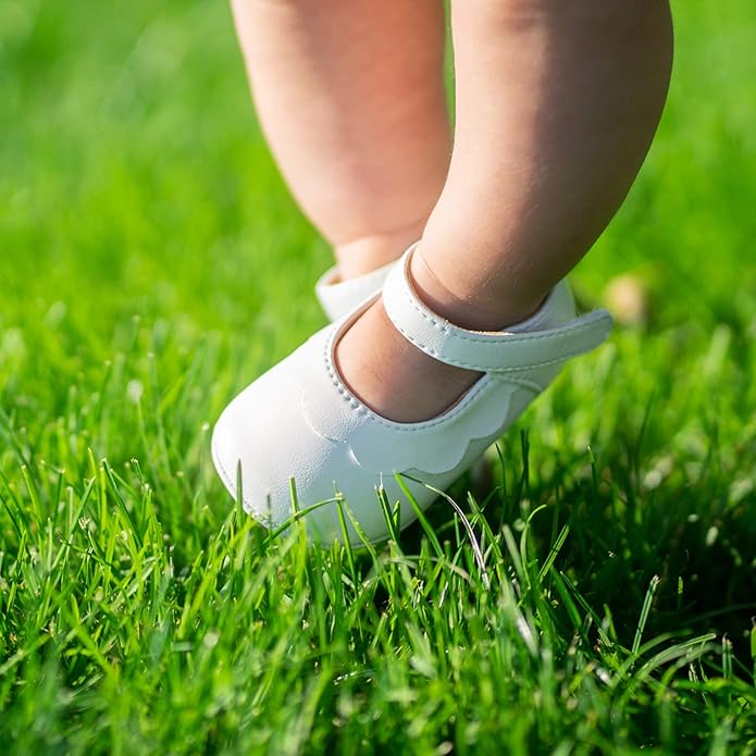 Soft Sole Baby Shoes - Infant Baby Walking Shoes Moccasins Rubber Sole Crib Shoes