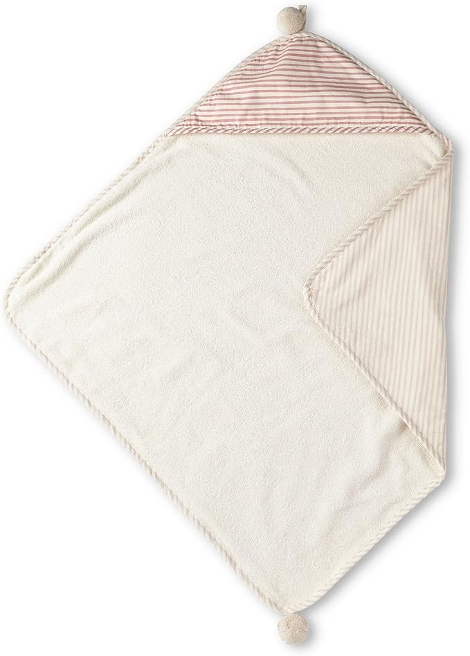 Pehr Stripes Away Hooded Towel - Petal, Multi