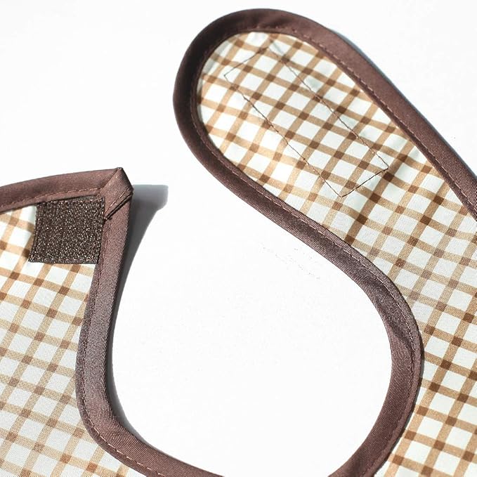 Full Coverage Waterproof Feeding Bib for Toddlers – Extra Long Apron Bib for Mealtime, Self-Feeding, BPA-Free