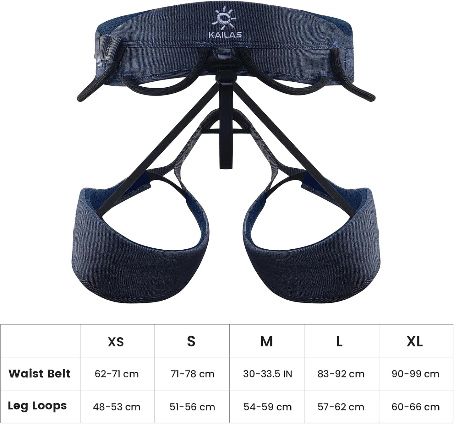 KAILAS Kids Rock Climbing Harness Child Safety Belt Climbing Gear Adjustable Lightweight Indoor Gyms Beginners Youth