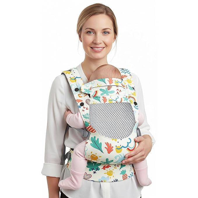 Infant Baby Front Carrier, Toddler Body Carrier, 7-66 Lbs Ergonomic Design, Lumbar Support, Lightweight Baby Chest Carriers (3-36 Months)