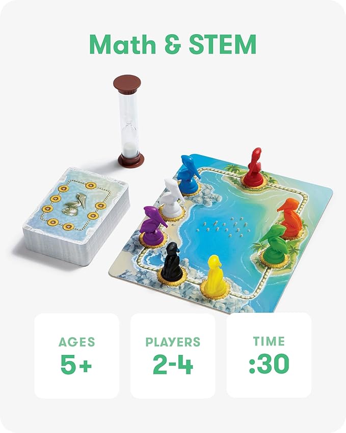 SimplyFun Pelican Cove - Engaging Strategy Game – Master Fast-Paced Nesting Challenges with This Educational Board Game for Ages 8+, 1-5 Players