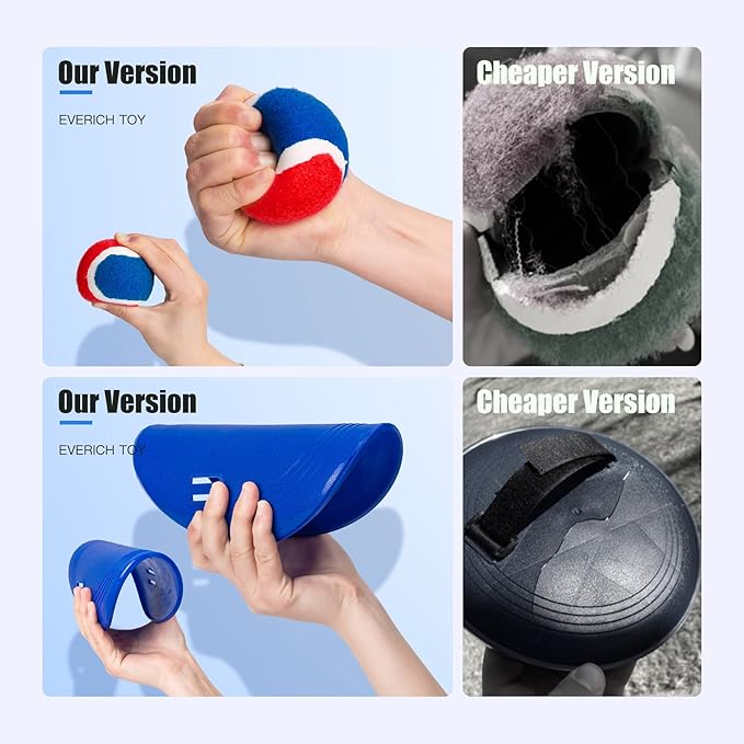 EVERICH Upgraded Toss and Catch Ball Game Set, Outdoor Games for Family Outdoor Toys Yard Games, Beach Pool Toys Camping Game for Adults Family with 4 Paddles 4 Balls, Great Gifts Idea