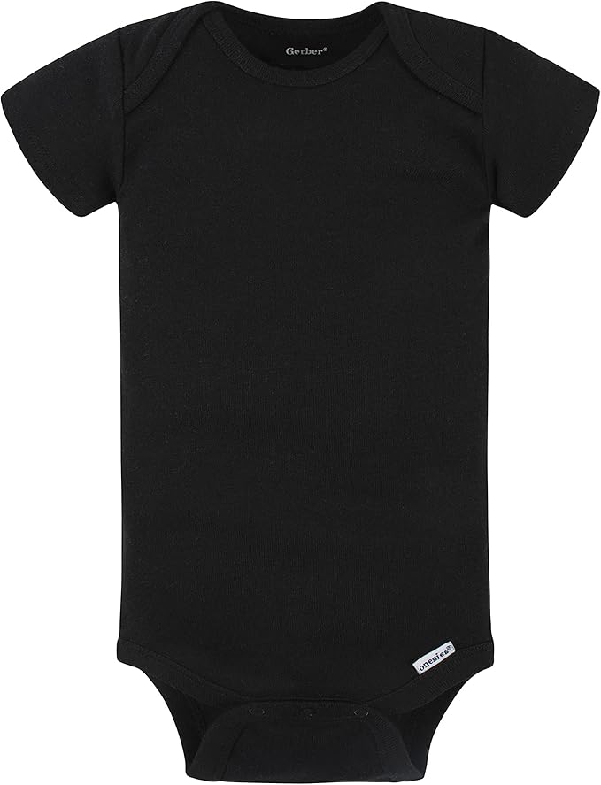 Gerber baby-girls 5-pack Solid Onesies Bodysuits