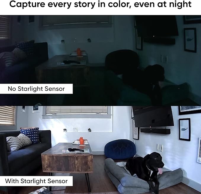 WYZE Cam Pan v2 1080p Pan/Tilt/Zoom Indoor Security Camera with Color Night Vision, Motion and Sound Detection, Wi-Fi Wired Smart Home Security Camera Compatible with Alexa & Google Assistant, White