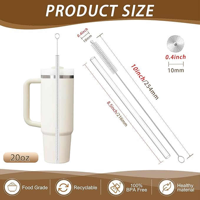 Straw Cleaner for Baby Bottles,Stanley Straw Cleaner Brush for 20/30/40oz Stanley Mugs,Straw Cleaner Brush with Bushy Bristles,Straw Brush Cleaner for Various Straws and Hummingbird Feeders(3 Pack).