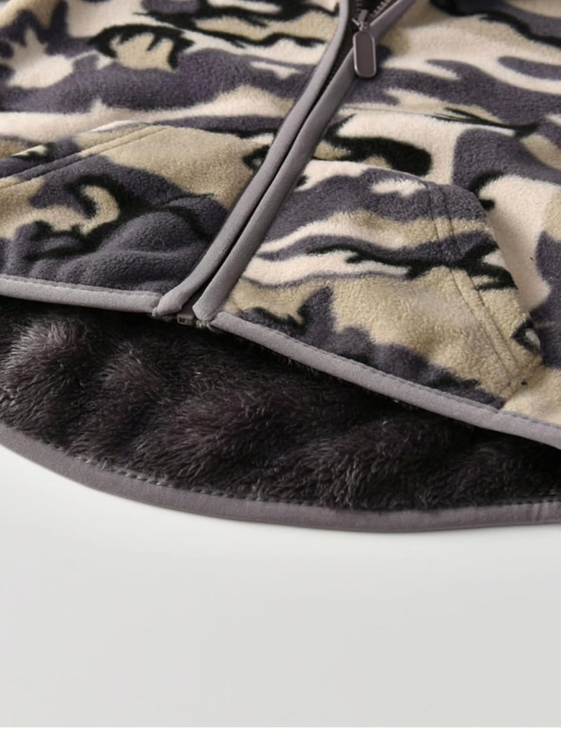 Toddler Printed Polar Fleece hooded Jacket Baby Boys Girls Kids Winter Warm Spring Autumn Outerwear Soft Lightweight