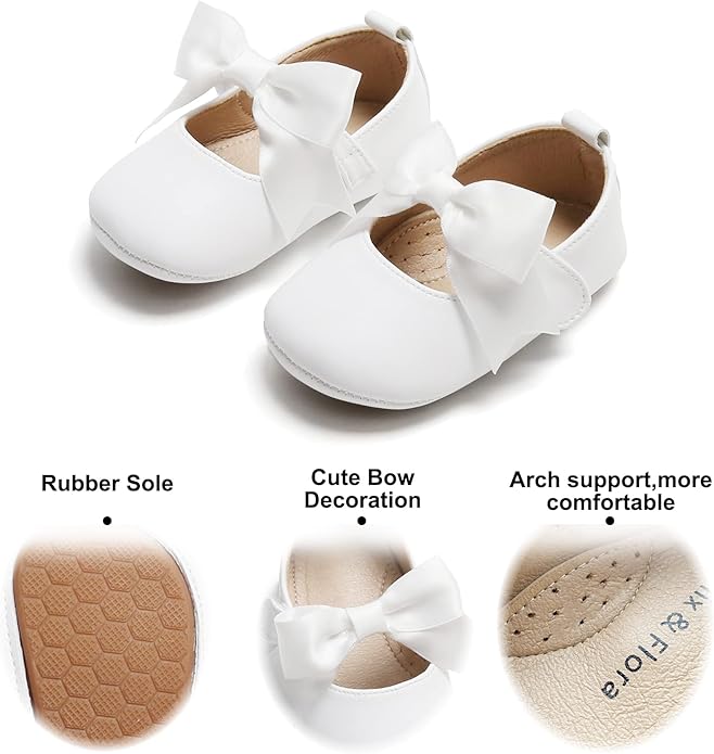 Soft Sole Baby Shoes - Infant Baby Walking Shoes Moccasins Rubber Sole Crib Shoes