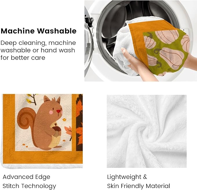 Custom Name Fall Blanket Autumn Soft Cozy Harvest Blanket for Verse Blankets with Inspirational Thoughts and Prayers Religious Boys Girls Kids Adults Halloween Christmas Birthday Christian Gifts