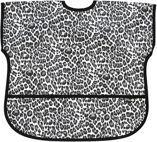 Short Sleeve Waterproof Bib for Toddlers – Feeding Apron for Mealtime, Daycare, Self-Feeding & Messy Play, Baby Bib