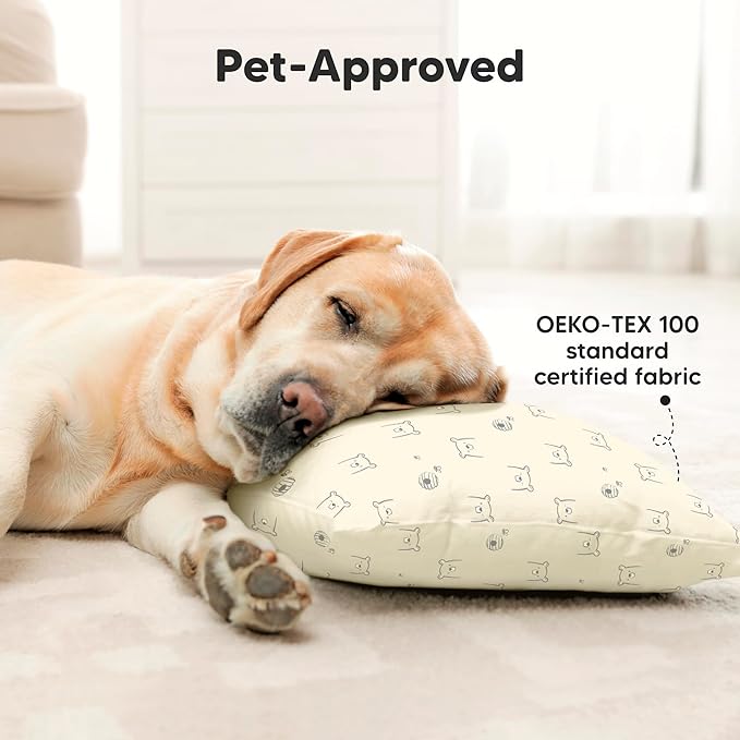 KeaBabies 2-Pack Toddler Pillow 13x18 - Soft Organic Cotton Kids Travel Bed Pillows for Sleeping, School, Nap, Machine Washable, Toddlers 2 to 5, Pillowcase Sold Separately (Bumble Bear)