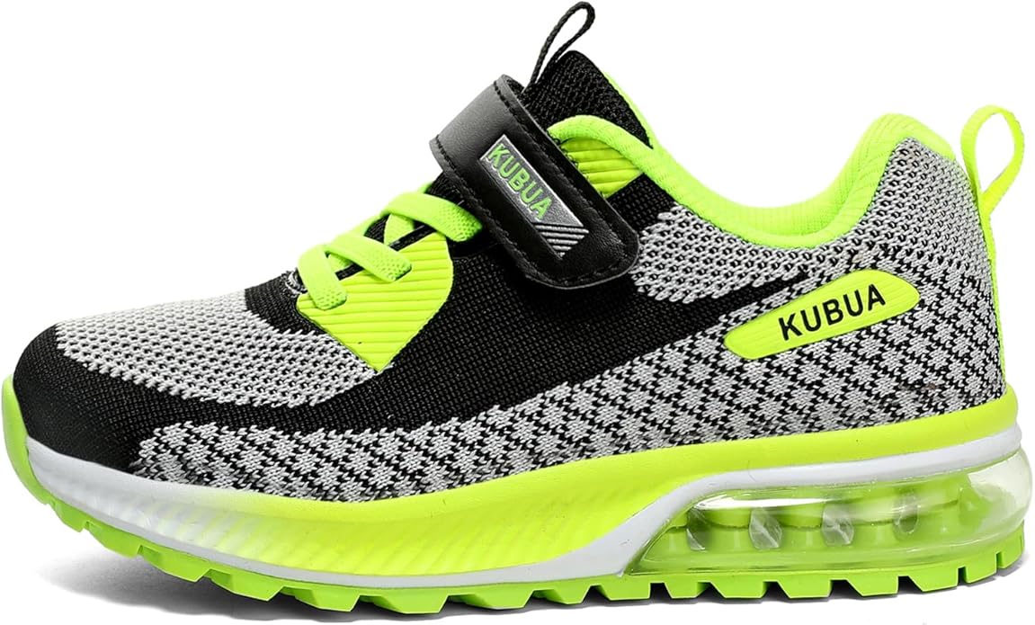 KUBUA Kids Sneakers for Boys Girls Running Tennis Shoes Lightweight Breathable Sport Athletic
