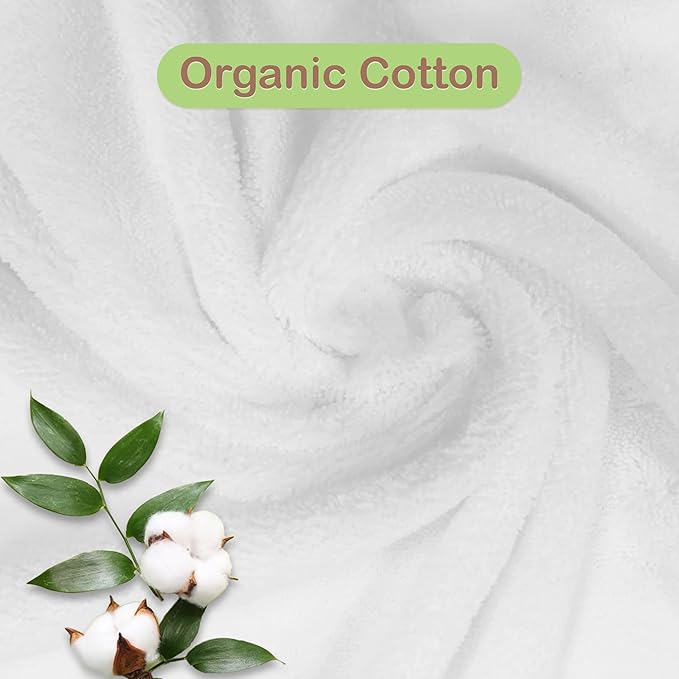 Mother's Choice Baby Hooded Towel - Large Size Cotton, Ultra-Soft & Absorbent Bath Towel for Newborns, Infants, Toddlers, Boys & Girls with Animal Hood (Butterfly)