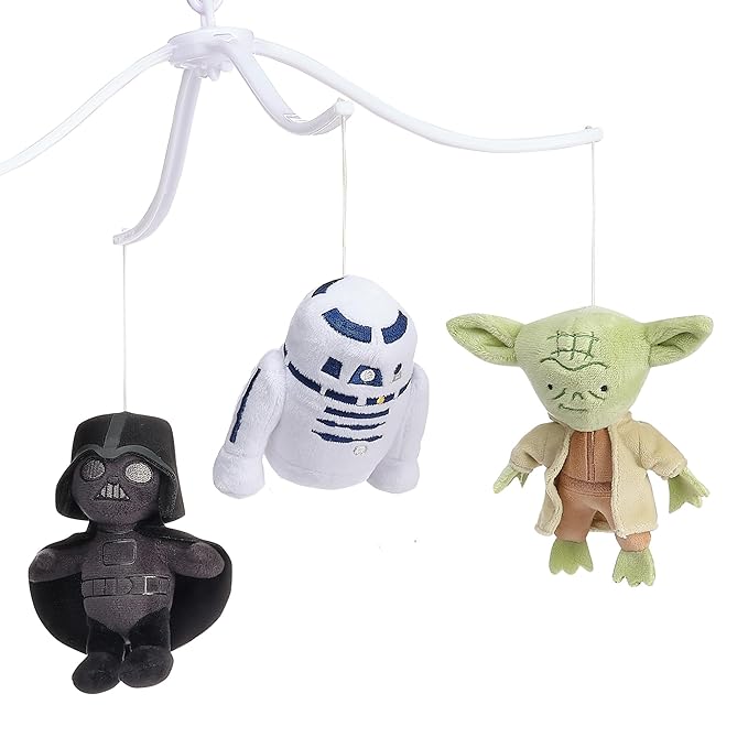 Lambs & Ivy Star Wars Classic Musical Baby Crib Mobile Soother Toy