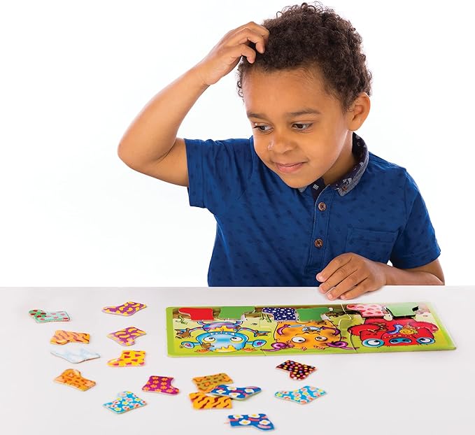 ORCHARD TOYS Moose Smelly Socks Game. Find Matching Pairs of Socks for Your Monsters! for Ages 3-6 and 2-4 Players