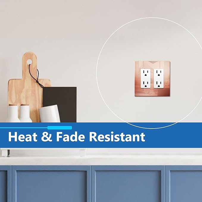 LIDER Double Decorator Metal Wall Plate, Temperature and Impact Resistant, 201 Stainless Steel, Screwless Cover, Modern Upgrade, Mid-Size 2-Gang 4.88” x 4.92”, Polished Rose Gold, LSMWP-32M-PRG