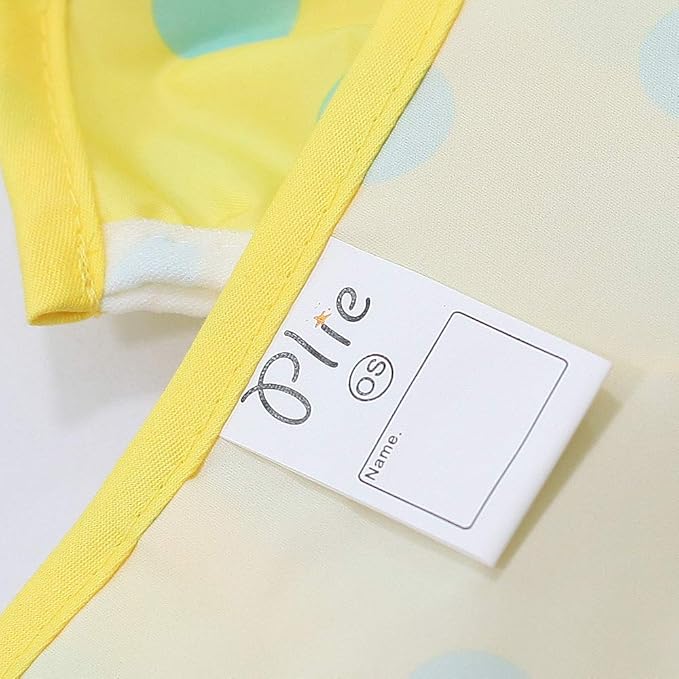 Long Sleeve Waterproof Bib for Toddlers – Feeding Smock for Baby Mealtime, Self-Feeding, Painting & Messy Play, BPA-Free