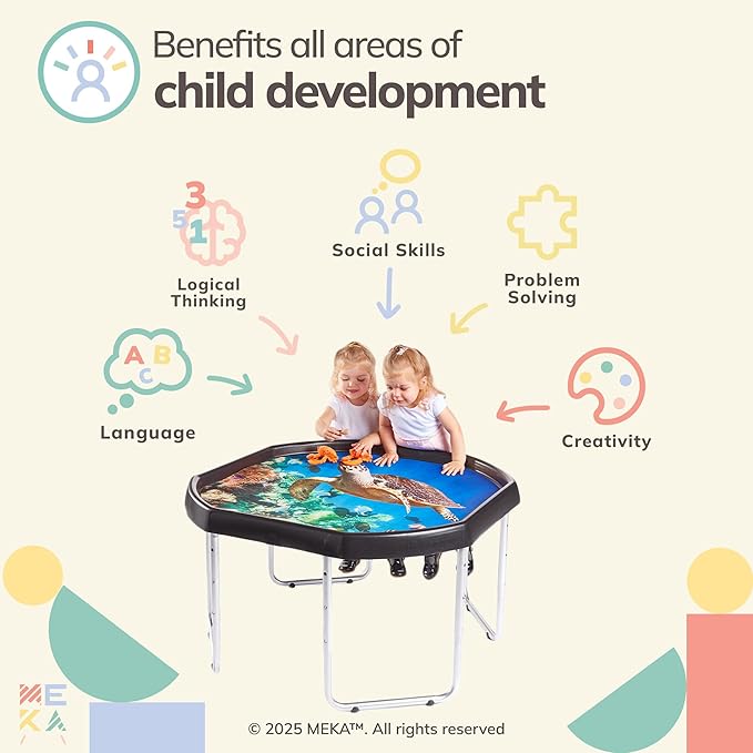 MEKA Tuff Tray Set for Sensory Play