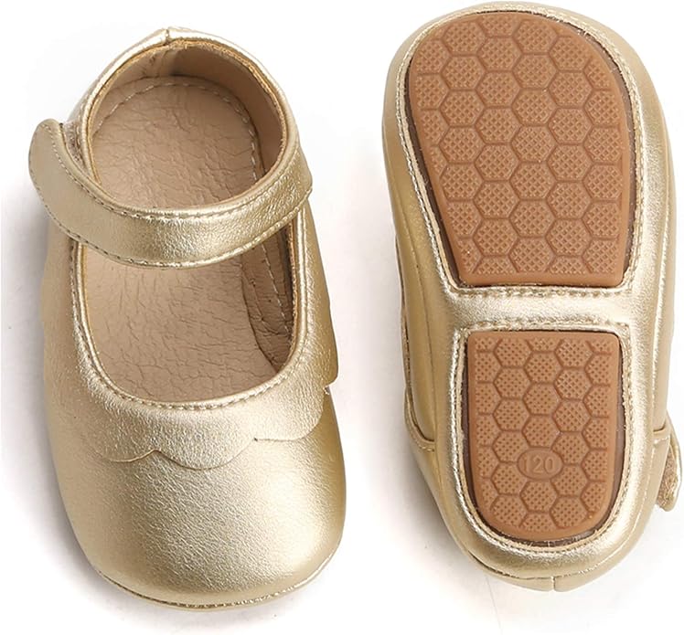 Soft Sole Baby Shoes - Infant Baby Walking Shoes Moccasins Rubber Sole Crib Shoes